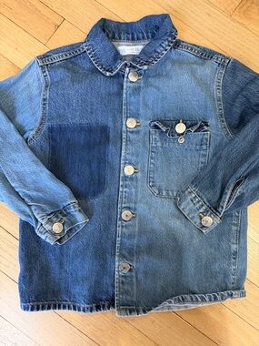Zara Light Blue Kids Denim Jacket